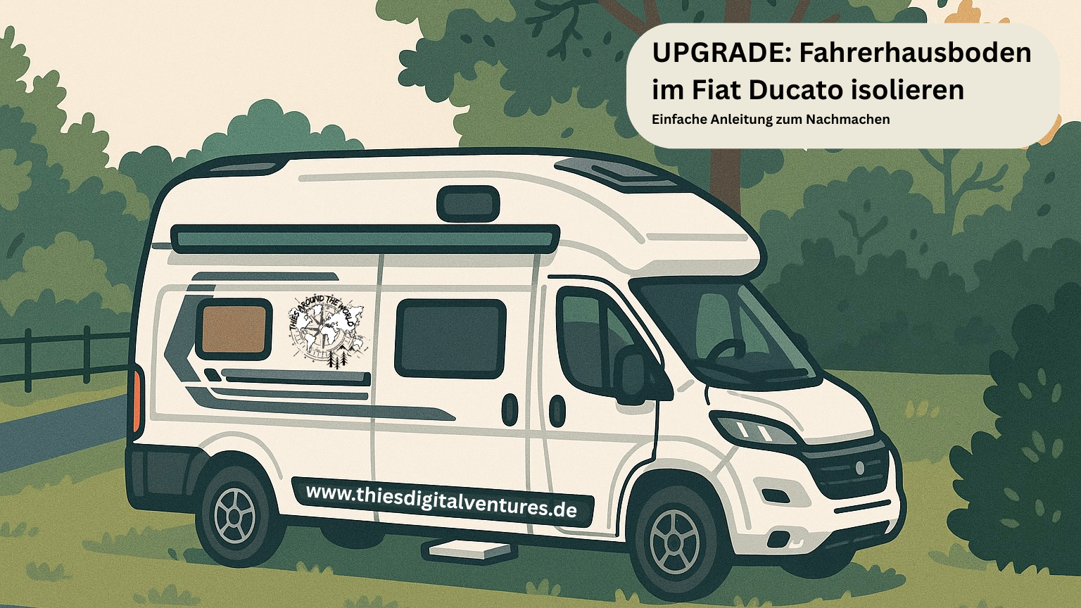 Fahrerhausboden im Fiat Ducato isolieren – einfache Anleitung zum Nachmachen