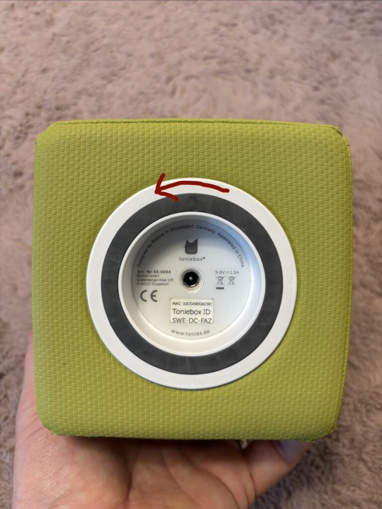Toniebox Öffnen